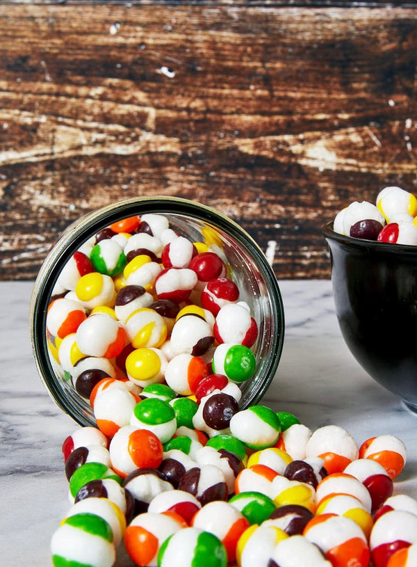 Freeze dried skittles